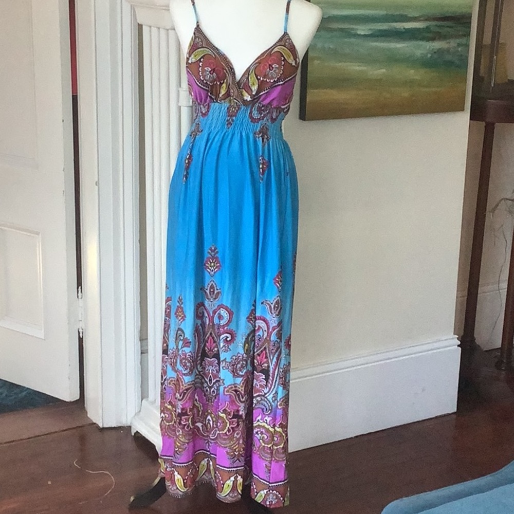 NWT multi coloured max dress